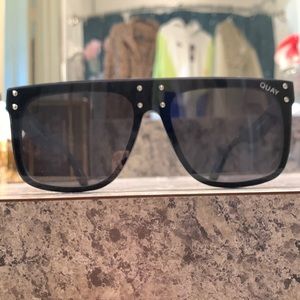 QUAY x Kylie Hidden Hills Black Smoke Sunglasses Oversized Large